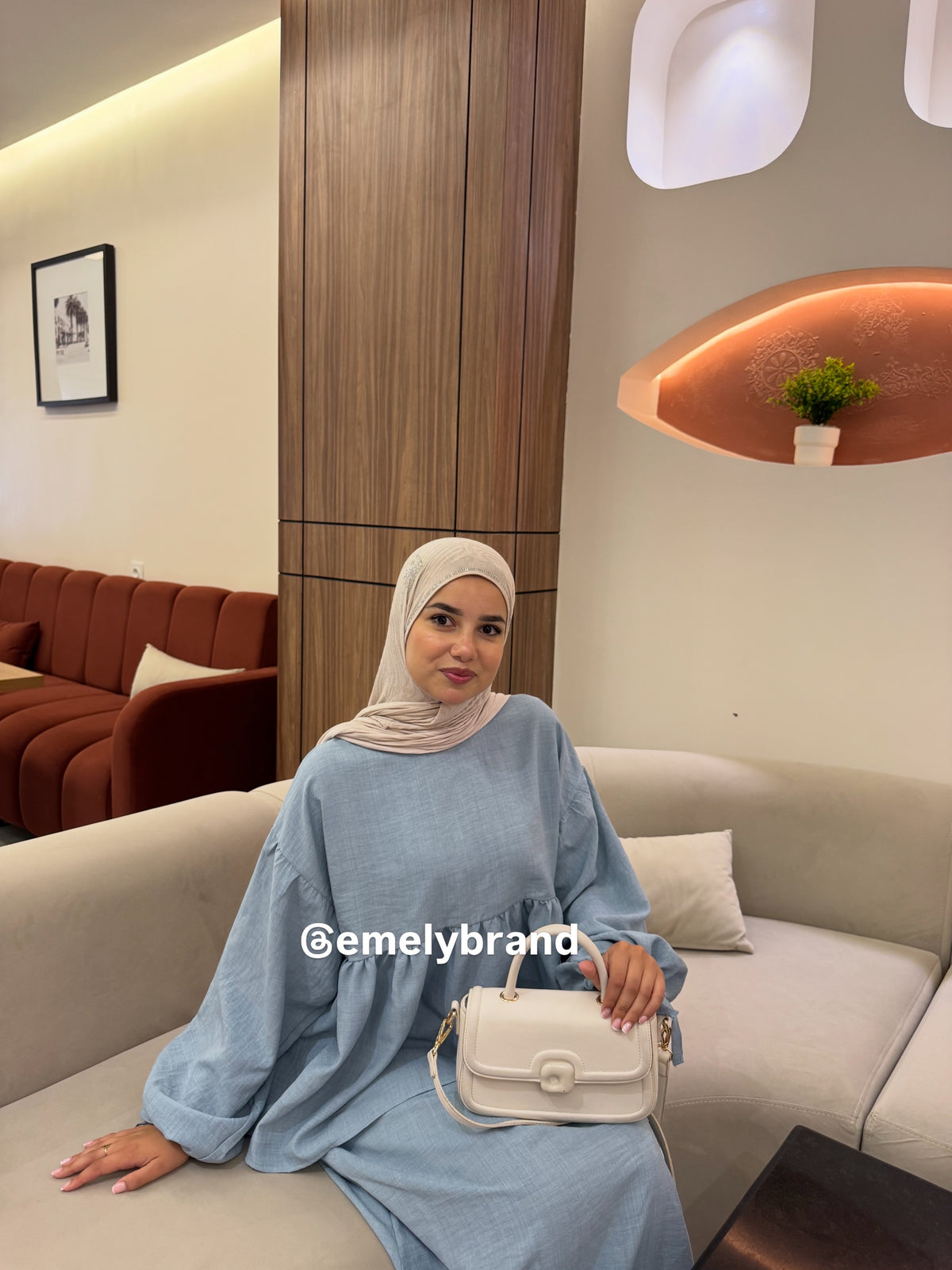 Ensemble EMELY en Lin 2 Pièces Femme – Jupe Longue & Haut Ample | EMELY