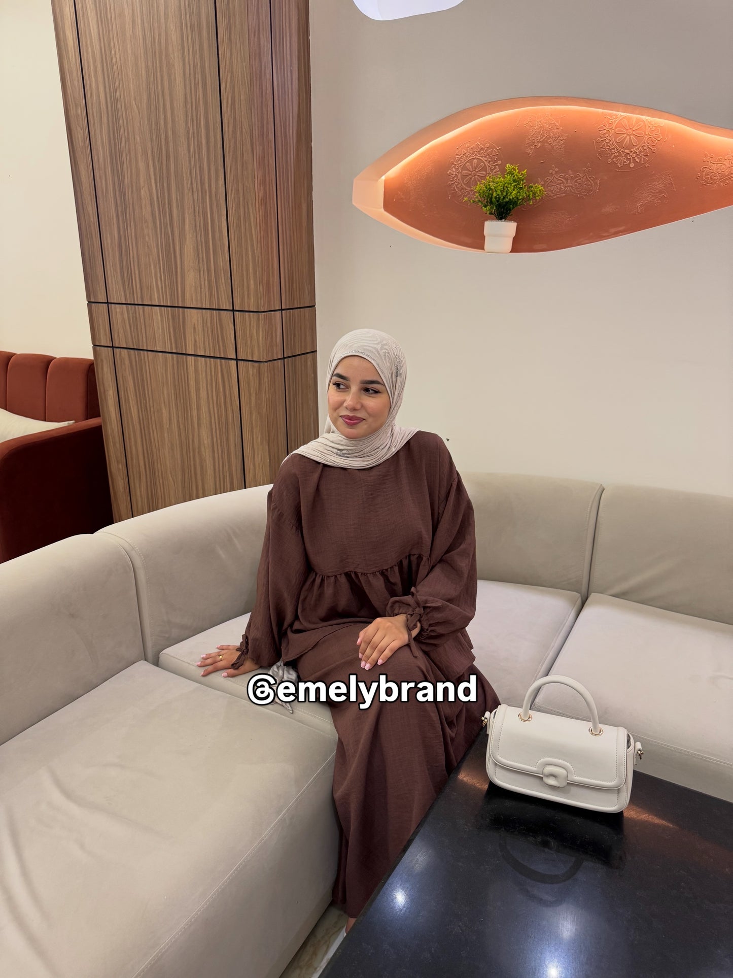 Ensemble EMELY en Lin 2 Pièces Femme – Jupe Longue & Haut Ample | EMELY