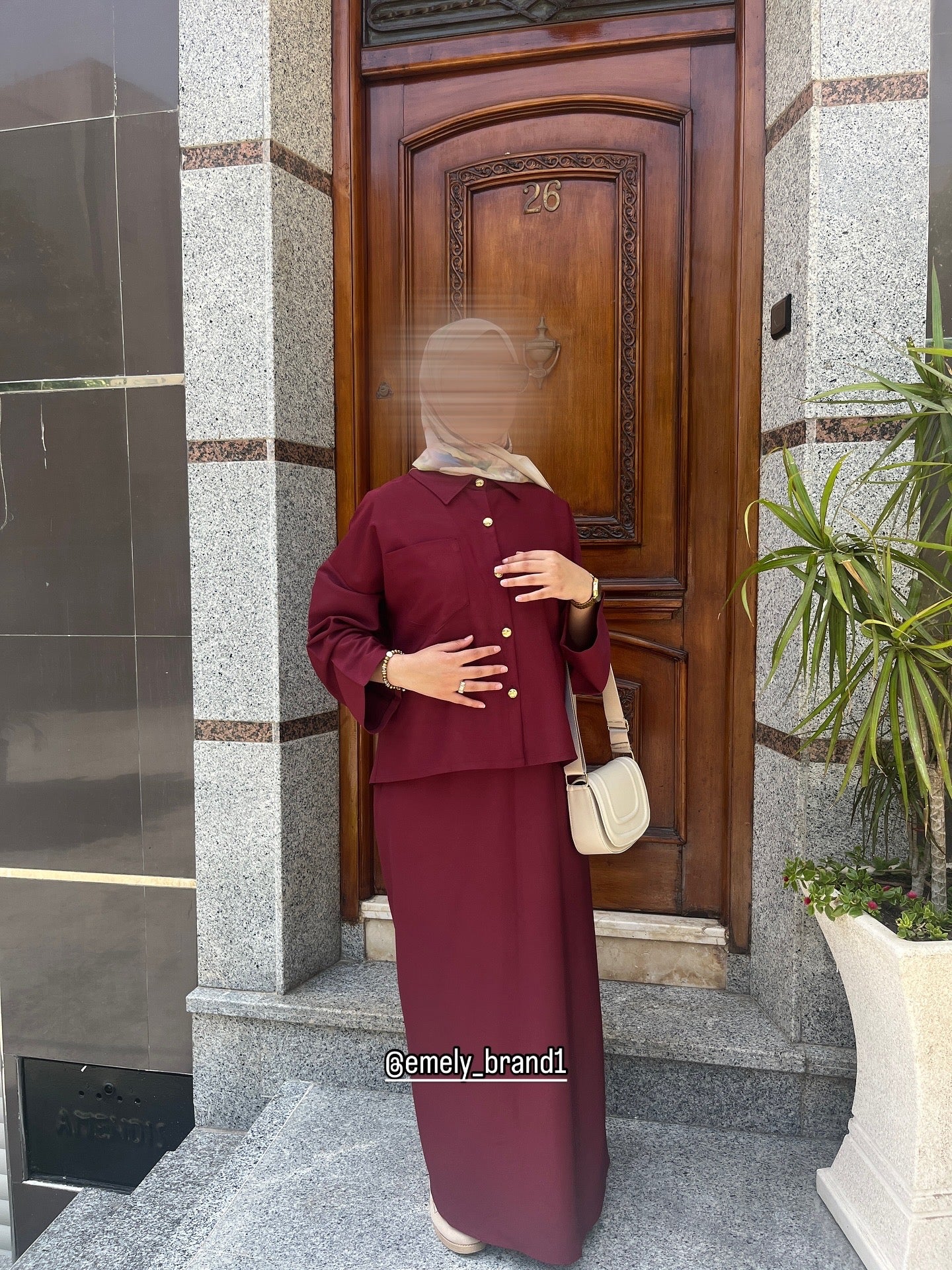 Ensemble EMELY – Élégance Modeste en 3 Pièces