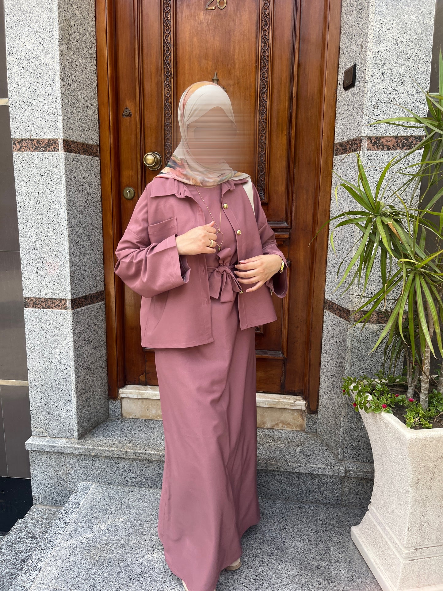 Ensemble EMELY – Élégance Modeste en 3 Pièces