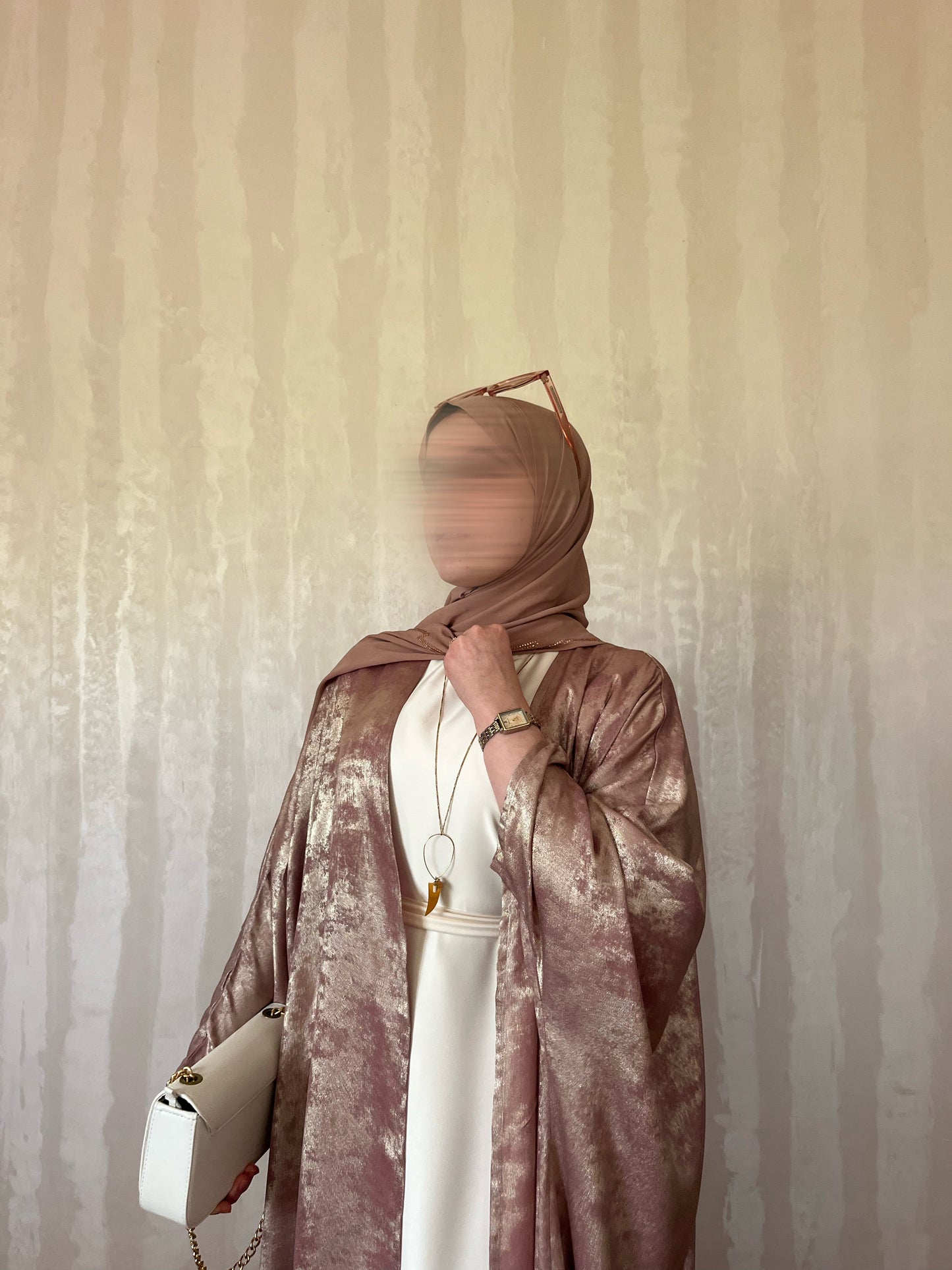 Ensemble EMELY – Abaya 3 Pièces Haut de Gamme