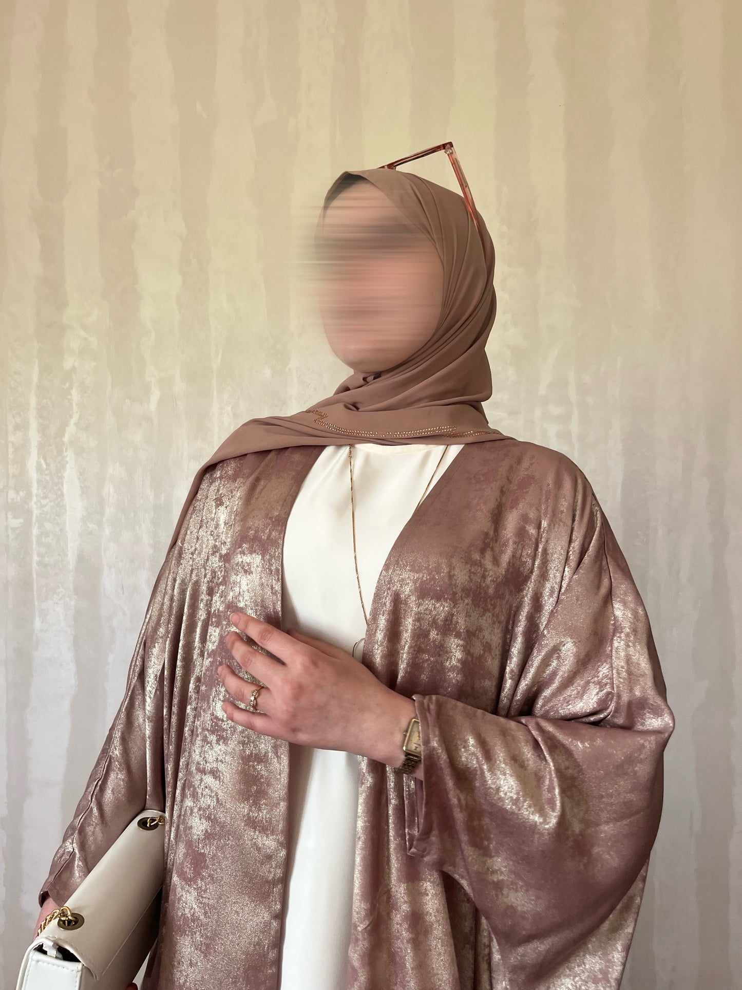 Ensemble EMELY – Abaya 3 Pièces Haut de Gamme