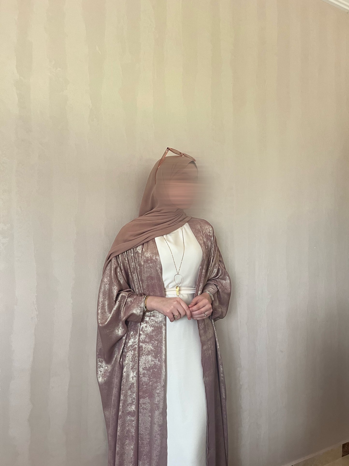 Ensemble EMELY – Abaya 3 Pièces Haut de Gamme