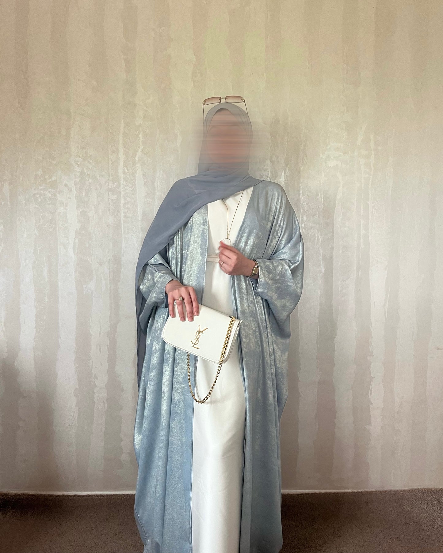 Ensemble EMELY – Abaya 3 Pièces Haut de Gamme