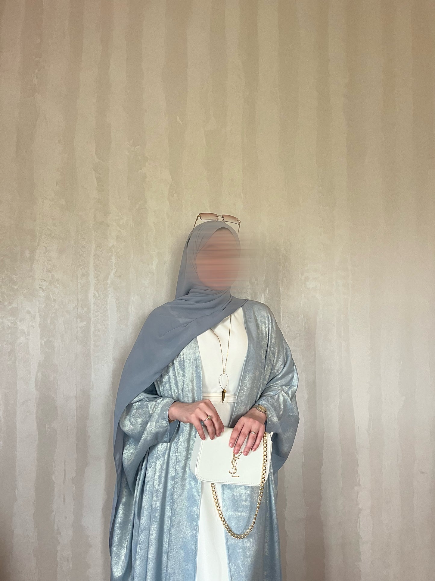 Ensemble EMELY – Abaya 3 Pièces Haut de Gamme