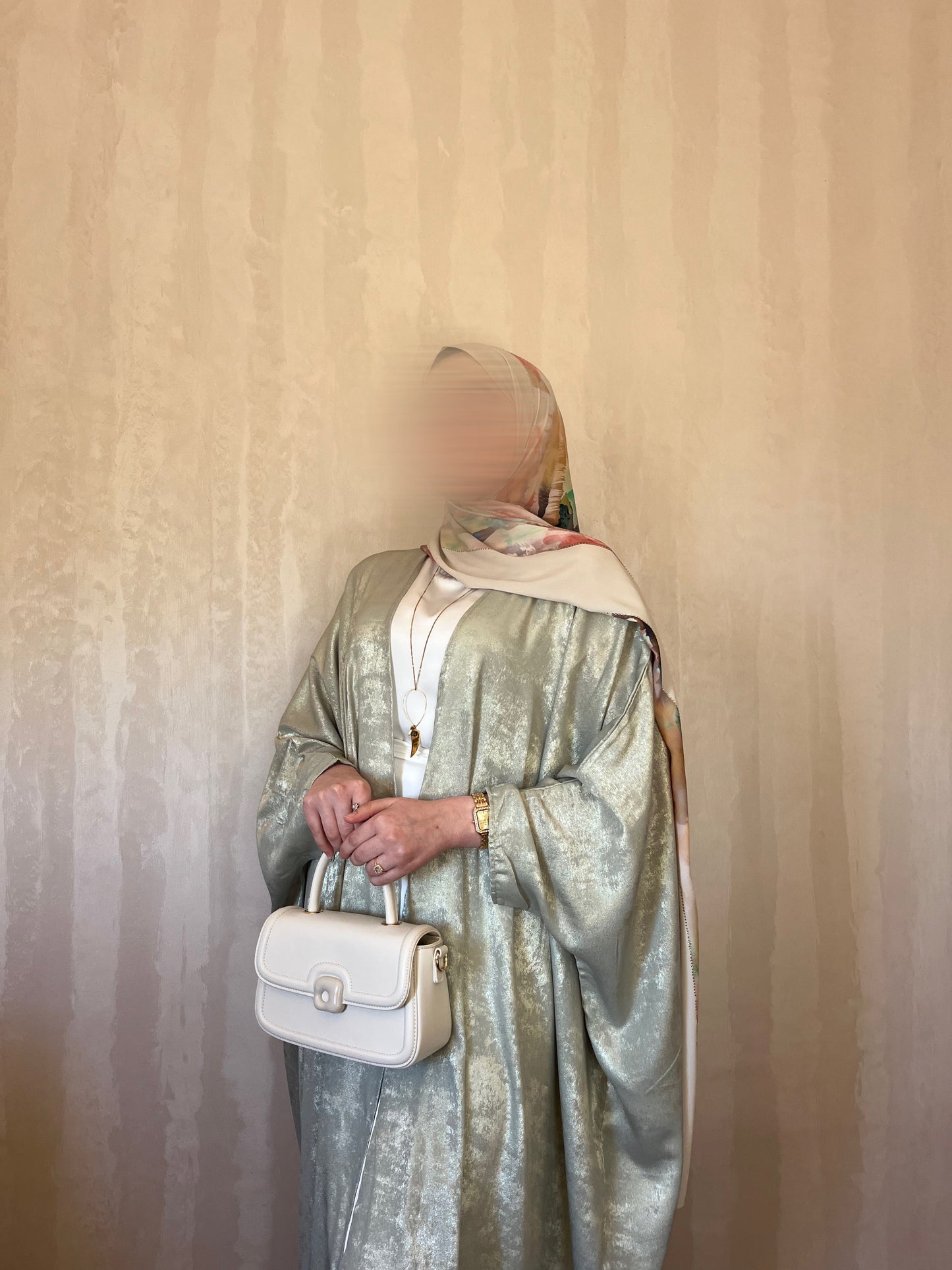 Ensemble EMELY – Abaya 3 Pièces Haut de Gamme