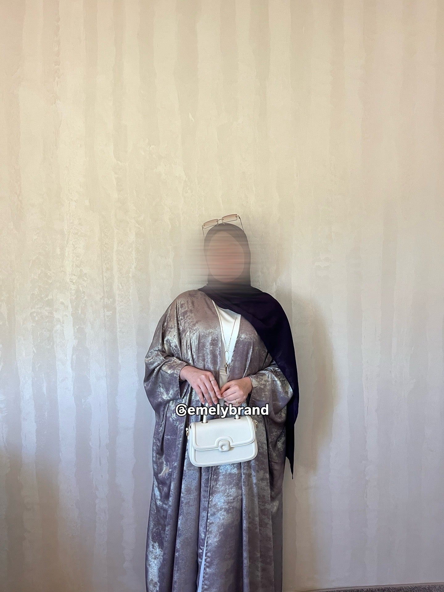 Ensemble EMELY – Abaya 3 Pièces Haut de Gamme